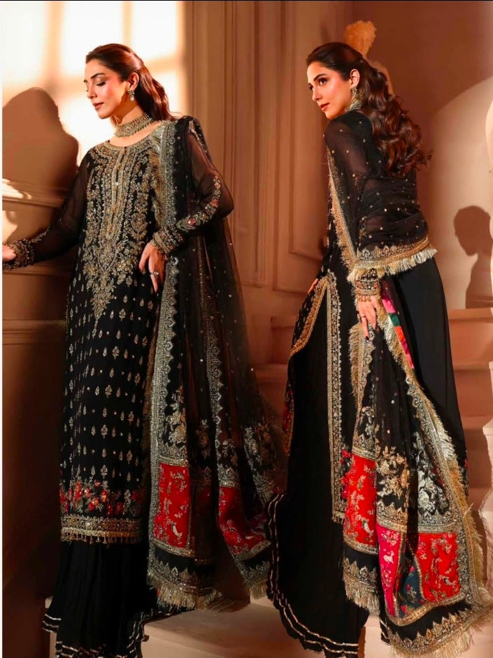 Charizma Dastane Jashan DJW6-04 Black – Front & Back View