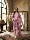 Mavi's pret 3pc Mushq printed with chiffon dupatta
