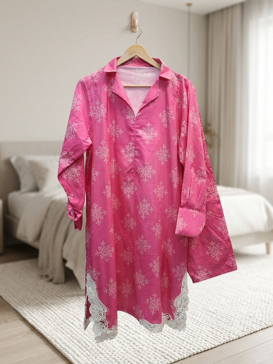 Mavi's Cords CD02 – Pure Lawn 2PC | Pink | 101% Original