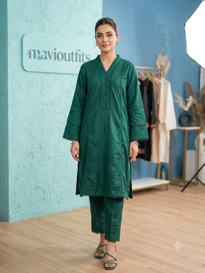 Mavi's Cords CD03 – Pure Lawn | Nishat Green