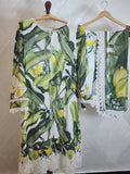 Maria B Mprints Ready-to-Wear 3pc – Lemon | Large | 101% Original