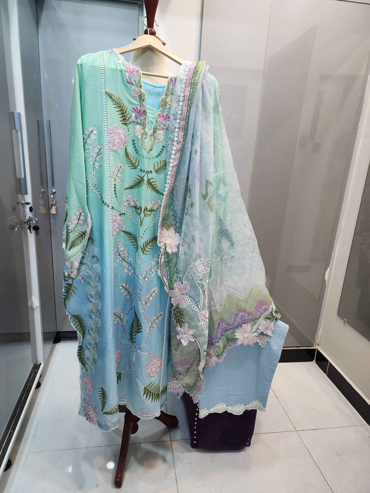 Mavi Pret – The Stitched Edit | Saira Shakira Iceblue