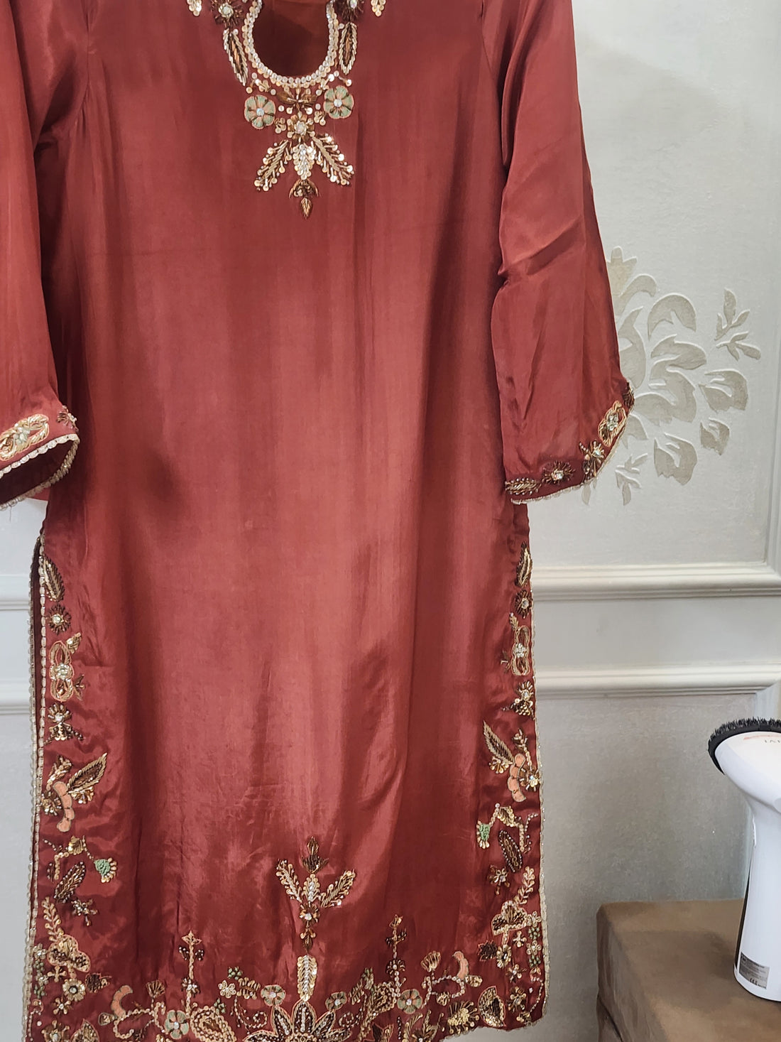Mavi's Pret – The Stitching Edit | Customized Handwork Sheesha Silk