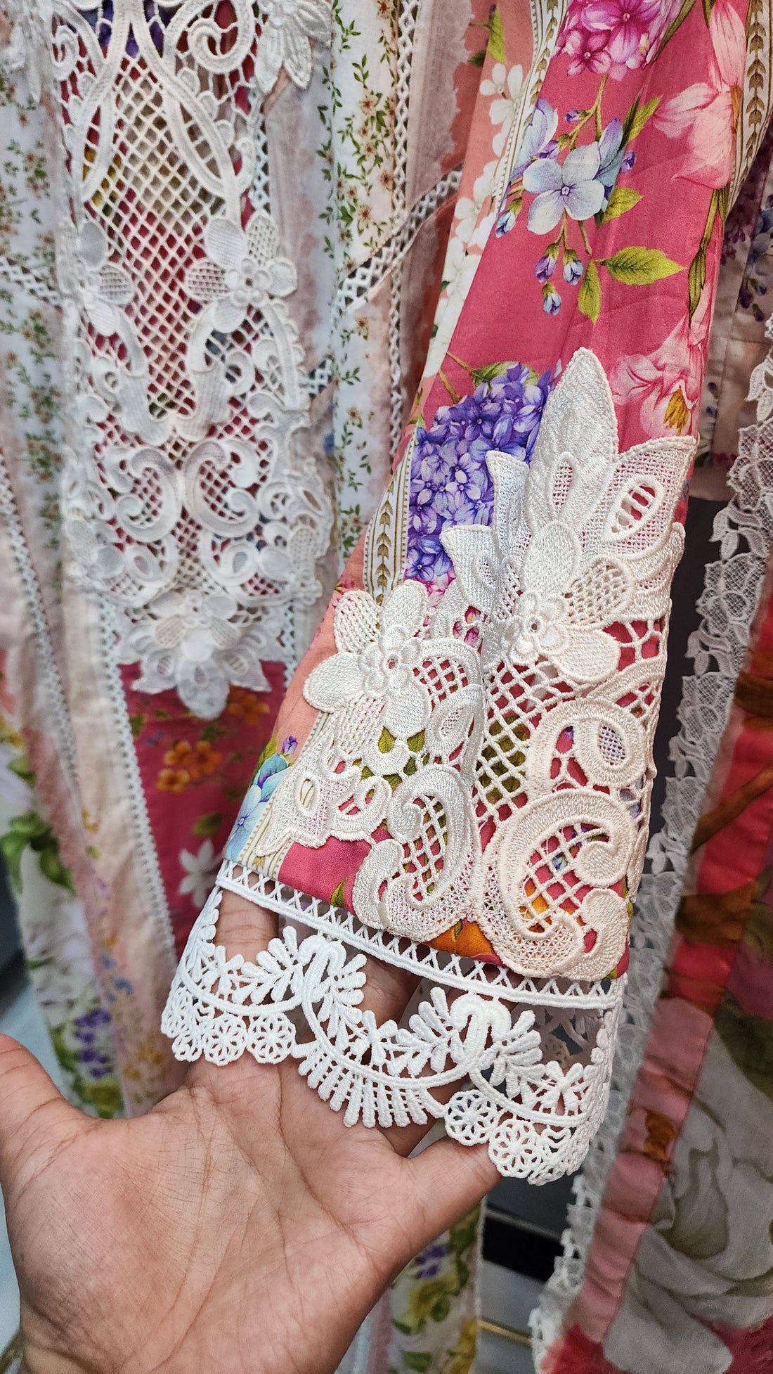 Mavi Pret Mprint Luxury Embroidered Lawn 3PC | Stitched Ready to Wear