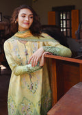 Mushq Solace Ombre Chikankari Lawn Unstitched 3Pc Suit - Quiet Bloom