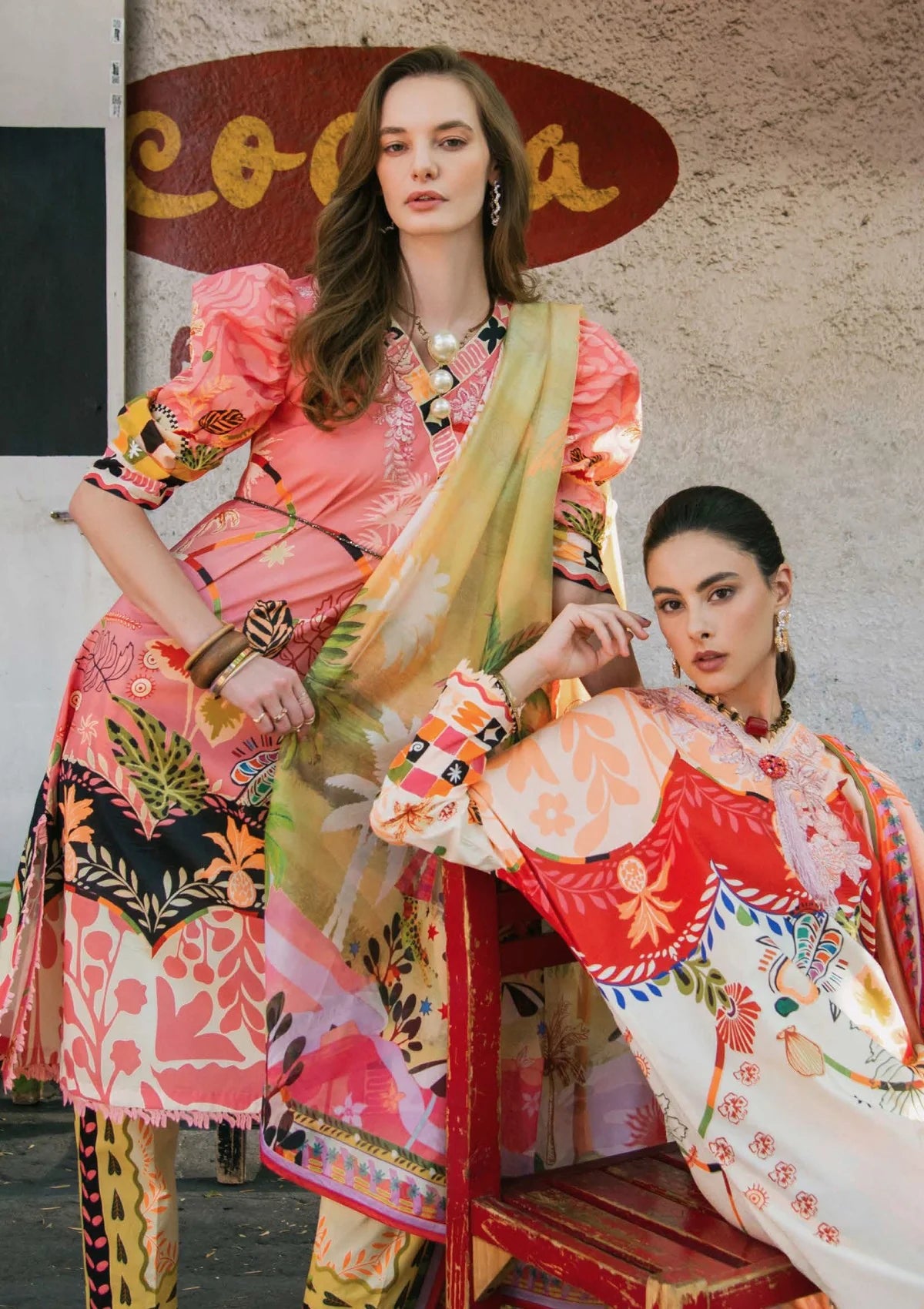 Lawn - Mushq - Hemline La Dolce Prints Vol-2 - HUN25#19B - Spring Avenue