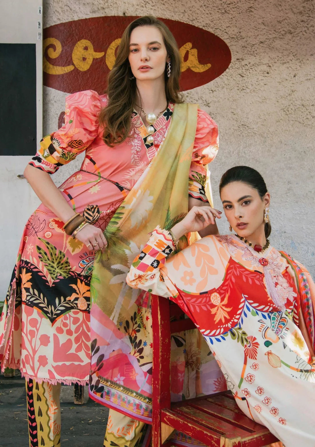 Lawn - Mushq - Hemline La Dolce Prints Vol-2 - HUN25#19B - Spring Avenue