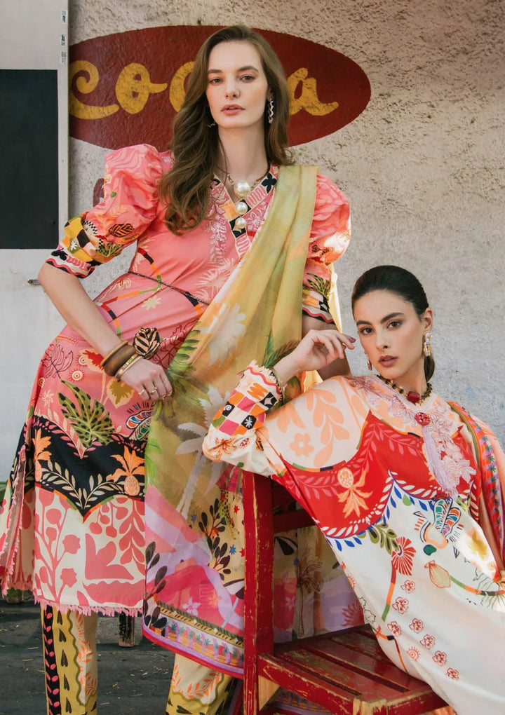 Lawn - Mushq - Hemline La Dolce Prints Vol-2 - HUN25#19B - Spring Avenue