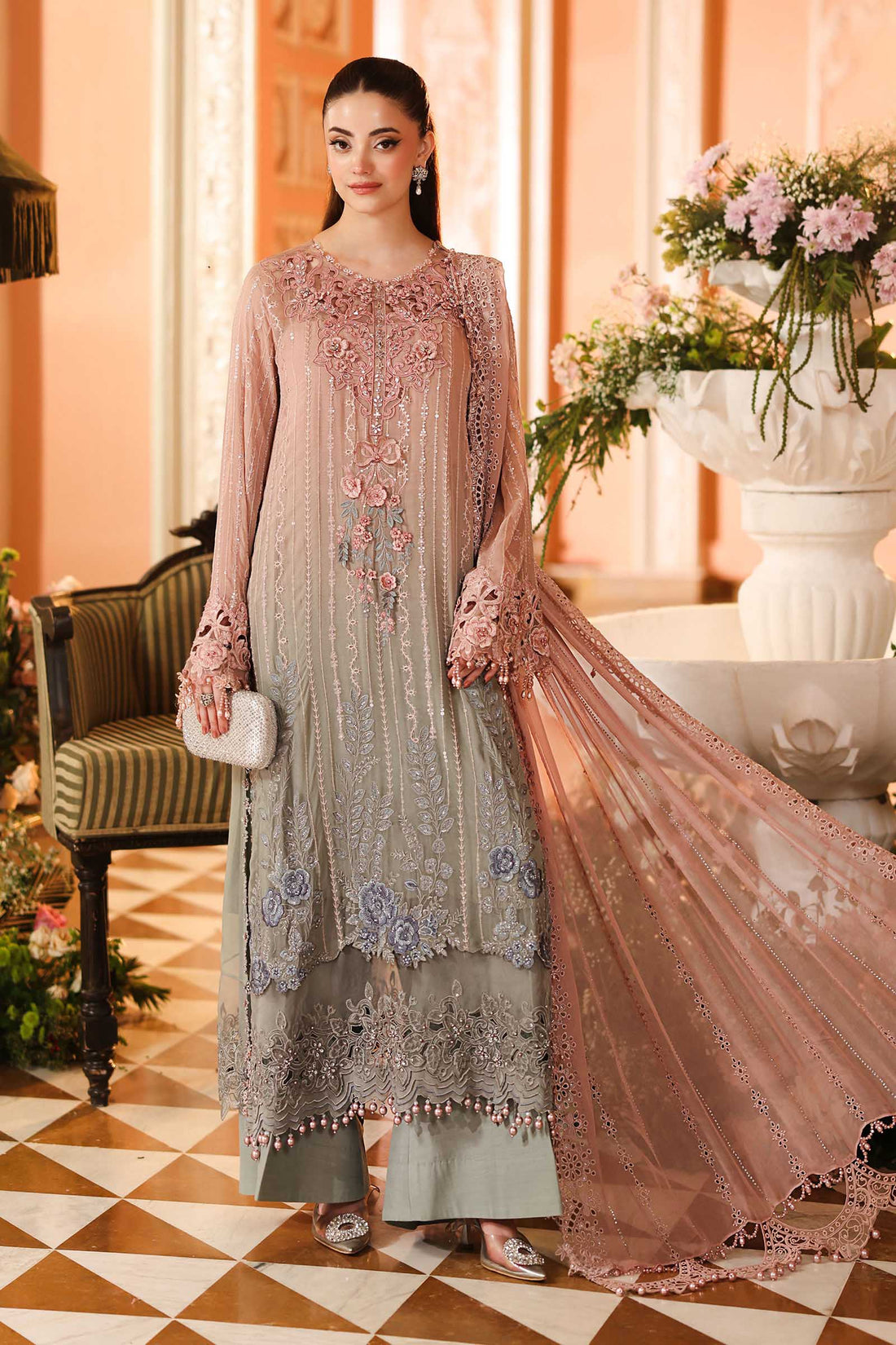 Maria.B Chiffon Unstitched - MPC-07-02