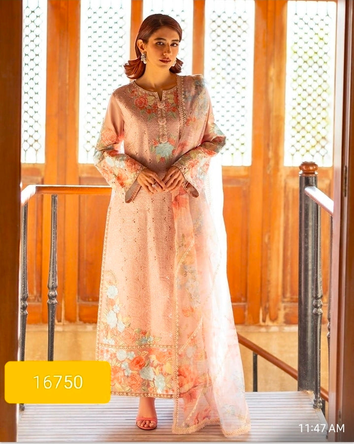 Mushq Astoria Luxury Lawn BFresh 3PC – Norah | 101% Original