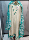 Mavi's Pret – Zara Shahjahan Luxury Embroidered 3PC | 101% Original