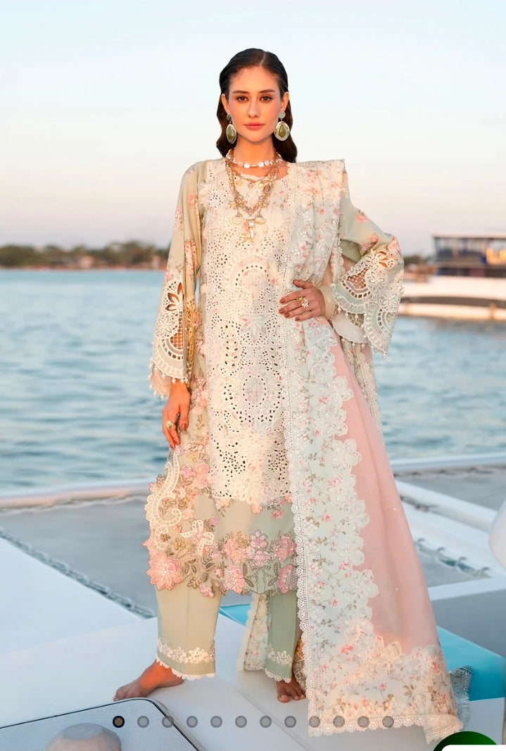 Lawn - AJR - EVARA Luxury Couture - AJR-E-10 - Fyna