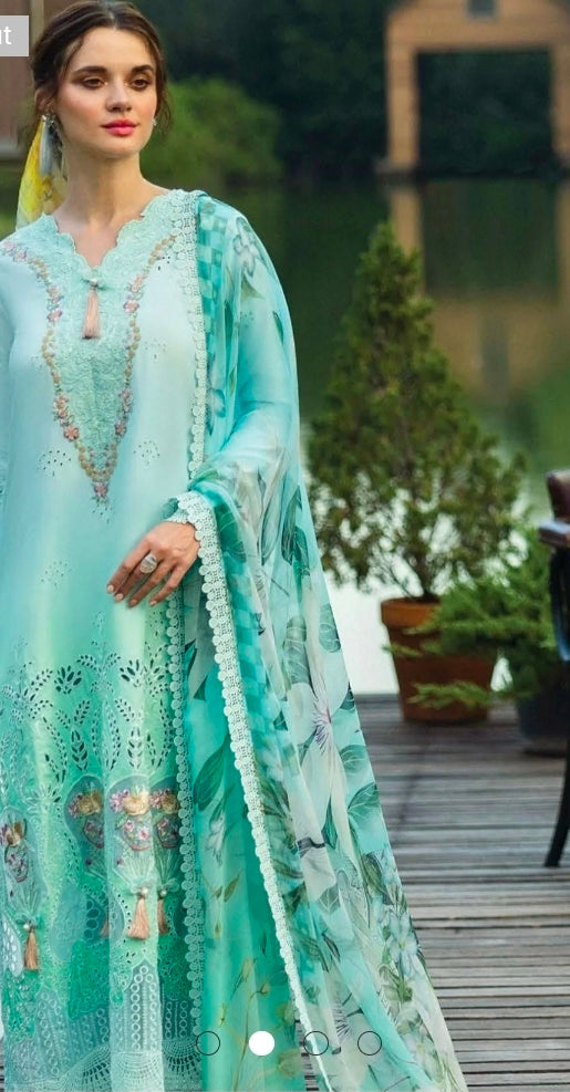 Mushq Lawn | Solace Ombre Chikankari | MC25#06 Famiglia | 2Pc | 101% Original