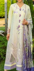 Mushq Solace Ombre Chikankari 3PC – Gioia | 101% Original