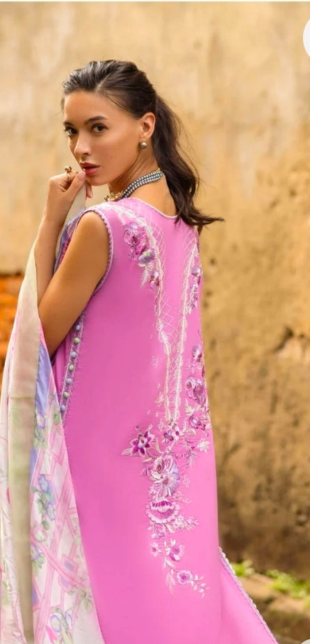 Mushq Manaram lawn – MM#01 3PC | 101% Original