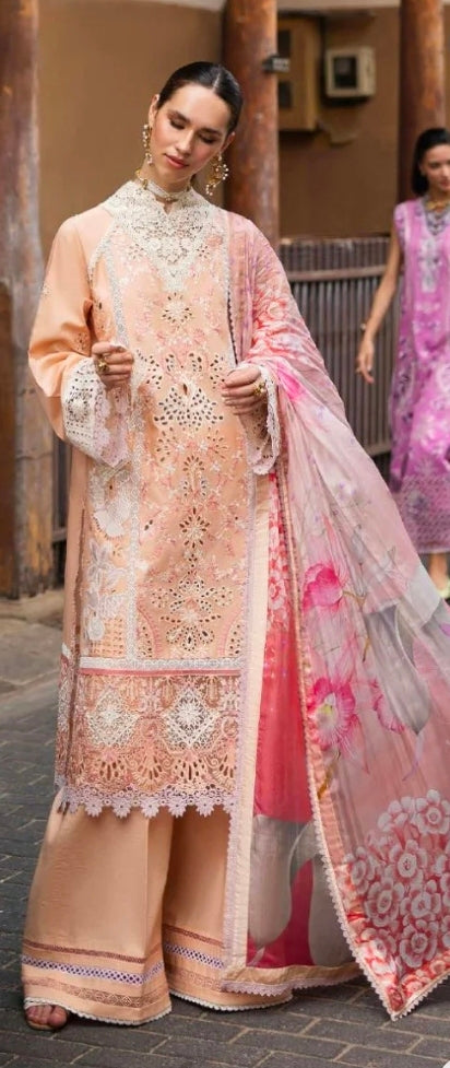 Mushq Manaram Luxury Lawn 25 – MM#04 – Dreamlike Vibe 2PC BFresh | 101% Original