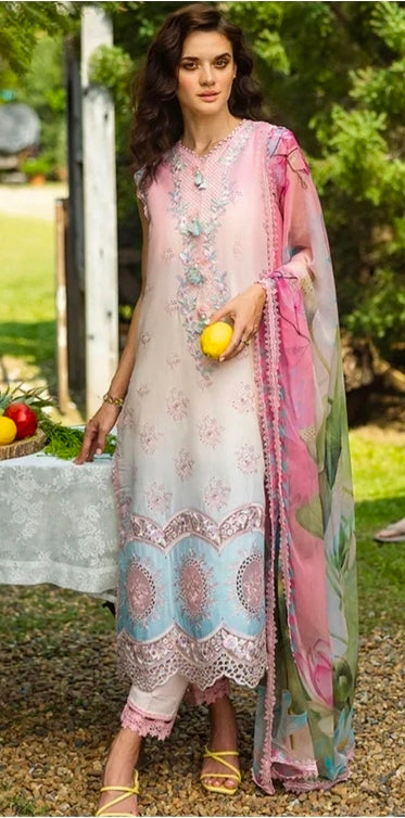 Solace Ombre by Mushq Lawn Unstitched 2 Pc – MQ25SO D-02 Sorriso | 101% Original