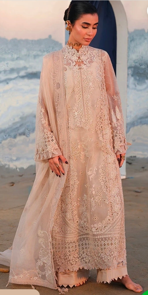Qalamkar Sahil Luxury Lawn SA15 Nehan 3PC | 101% Original