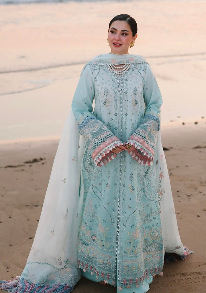 Qalamkar Sahil Luxury Lawn SA-05 Ayra 3PC BFresh | 101% Original
