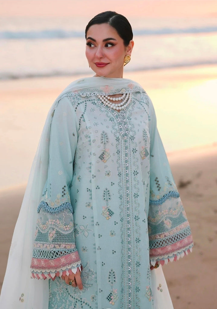 Qalamkar Sahil Luxury Lawn SA-05 Ayra 3PC BFresh | 101% Original