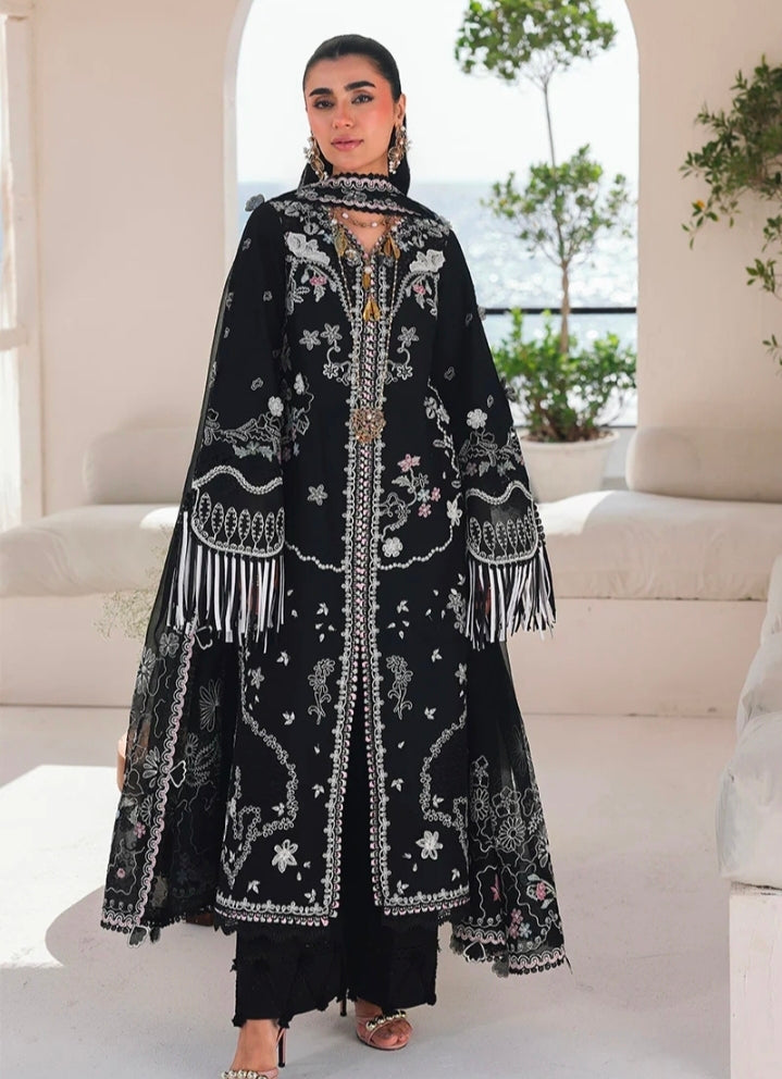 Qalamkar Sahil Luxury Lawn SA-02 Liana 3PC BFresh | 101% Original