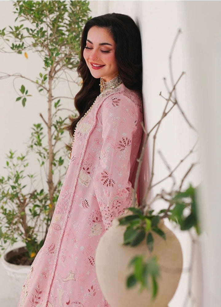 Qalamkar Sahil Luxury Lawn SA-09 Haniya 3PC BFresh | 101% Original
