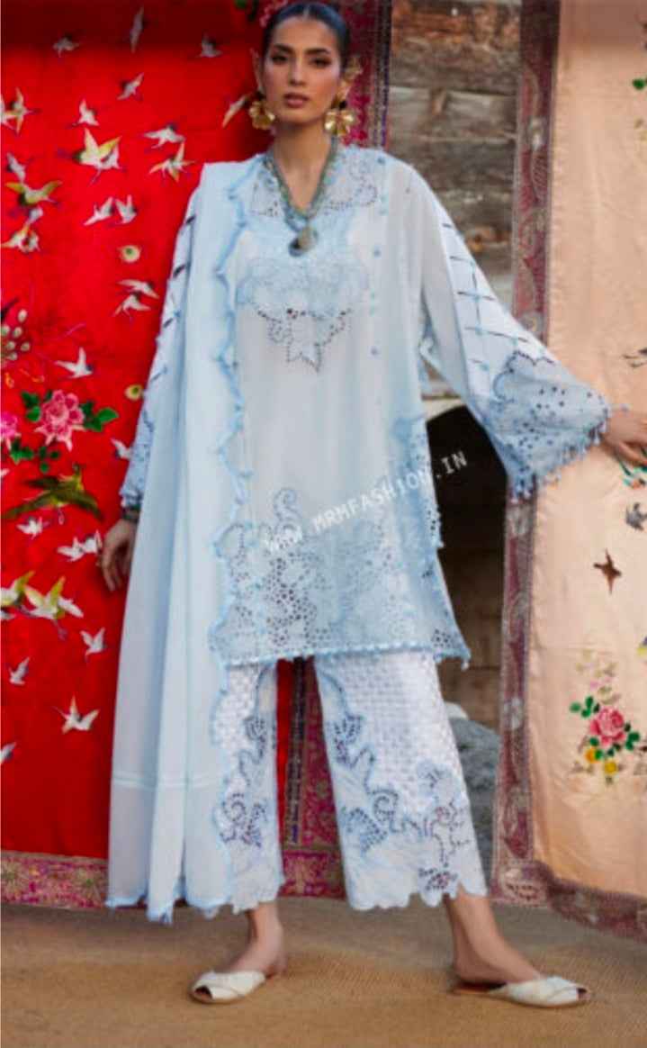 Mavi Pret – The Stitched Edit | Elan Sky Blue
