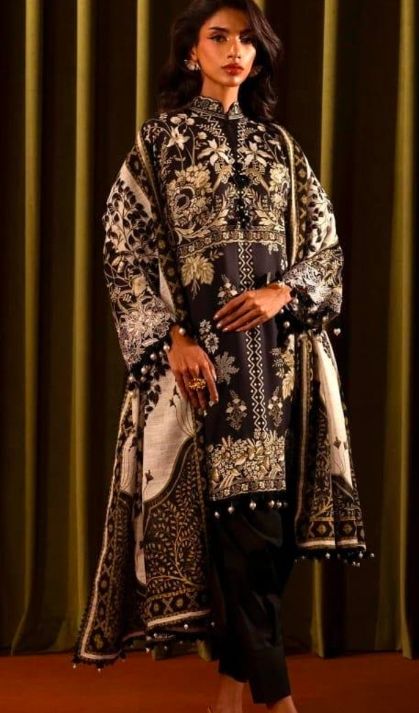 Sana Safinaz Linen  M243-020B-3CQ BFresh | 101% Original