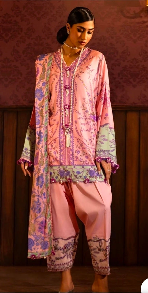 Sana Safinaz Linen M243-021A-3DB  BFresh | 101% Original