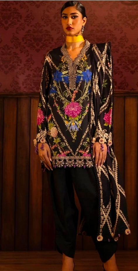 Sana Safinaz Linen  M243-017B-3CQ BFresh | 101% Original