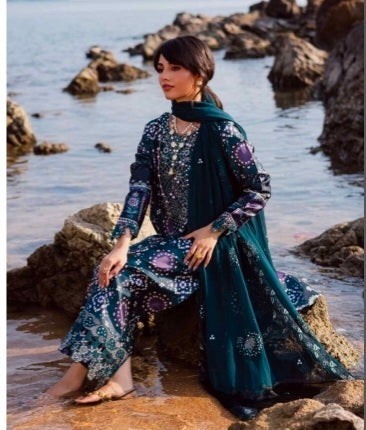 Nureh The Silk Unstitched Ensemble S-27