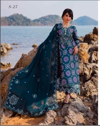 Nureh The Silk Unstitched Ensemble S-27