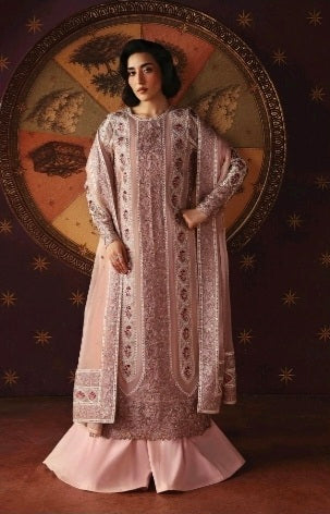 Afrozeh La Fuscia Hermit FWU-0072 – Embroidered Chiffon 3PC | Coming Soon