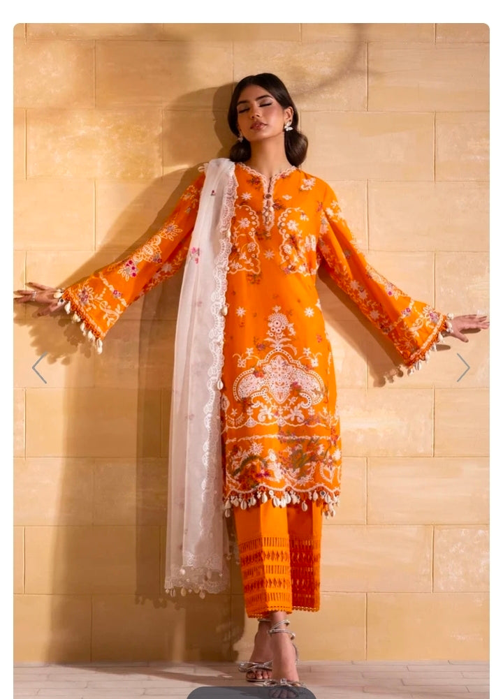 Sana Safinaz Luxury Muzlin Lawn M251-004B-3CT BFresh 3PC | 101% Original