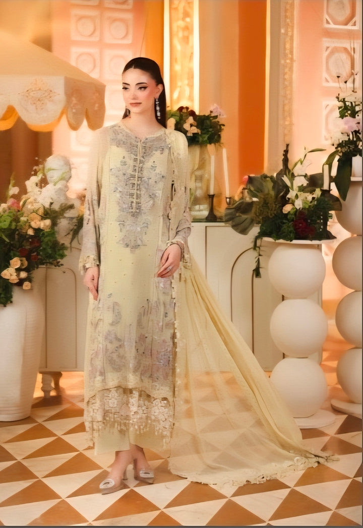 Maria.B Chiffon Unstitched - MPC-07-08