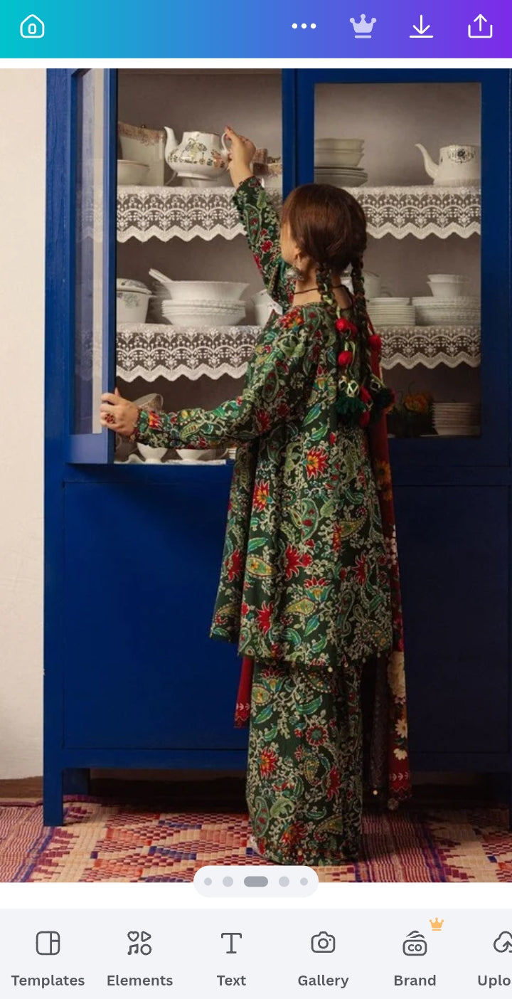 Coco by Zara Shahjahan Sofia 6B Linen 3PC Unstitched | 101% Original