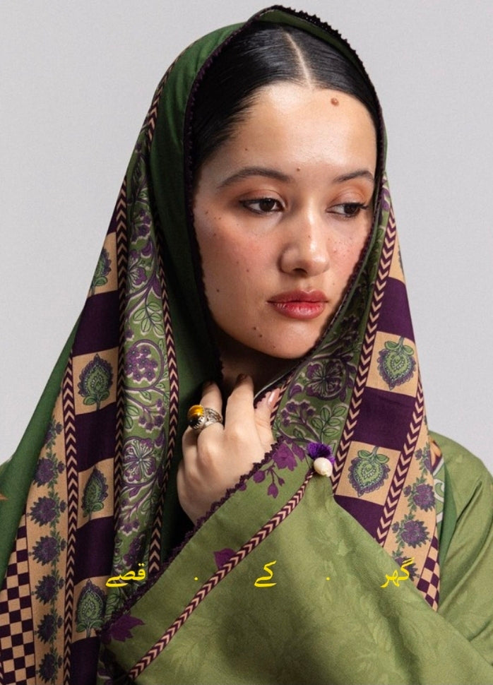 Coco by Zara Shahjahan Iris 8B Linen 3PC Unstitched | 101% Original