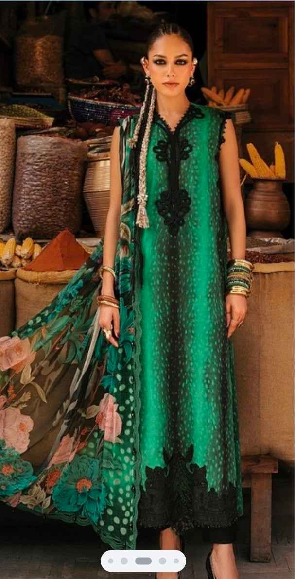 M.Prints Fall Collection 2026 Design 5A Printed Linen 3PC | Unstitched