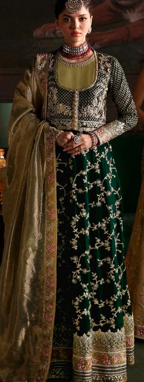 Mushq Niloufer Shahinaz MV23-07 Embroidered Velvet 3PC Unstitched