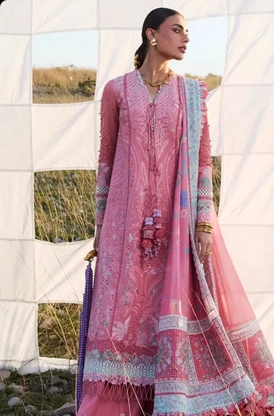 Mavi’s Pret SUFFUSE Dusty Coral Pink Embroidered Lawn 3PC RTW