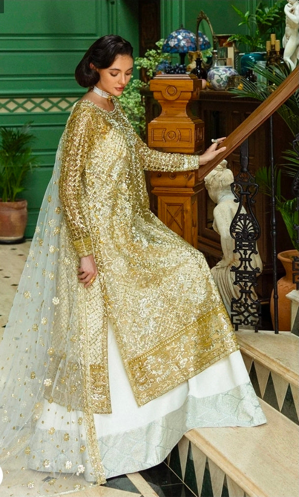 Mushq Only You Embroidered Net 3PC – HUNWD250103U