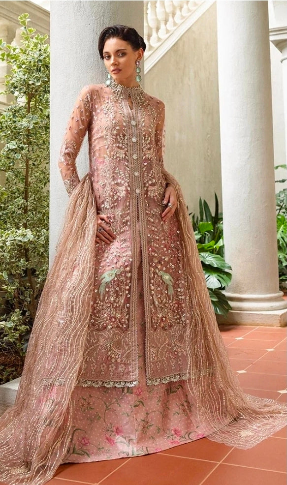 Mushq Before Sunrise Embroidered Net 3PC – HUNWD250101U