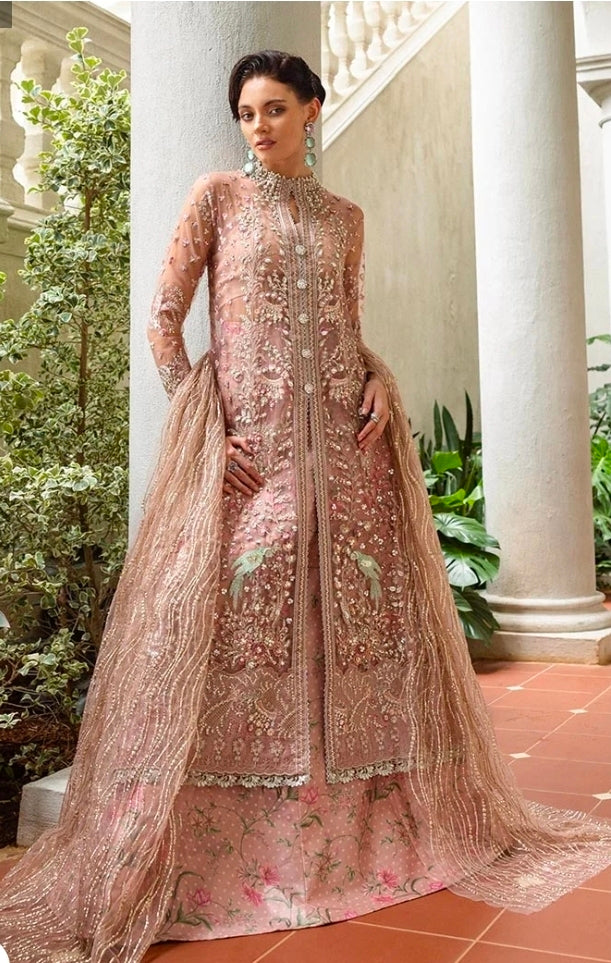 Mushq Before Sunrise Embroidered Net 3PC – HUNWD250101U