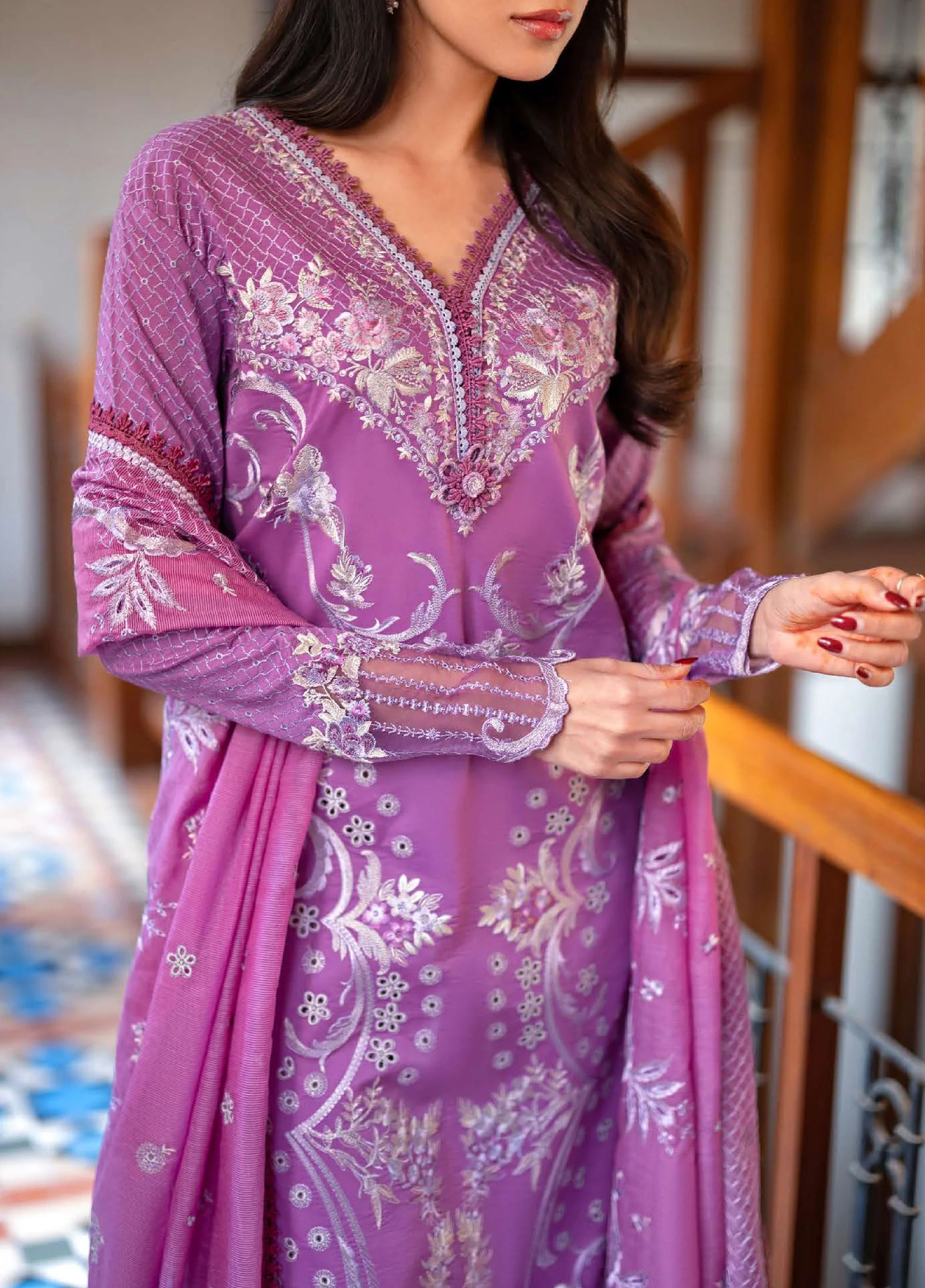 Astoria by Mushq Embroidered Lawn 3 Piece Arielle (Bfresh)