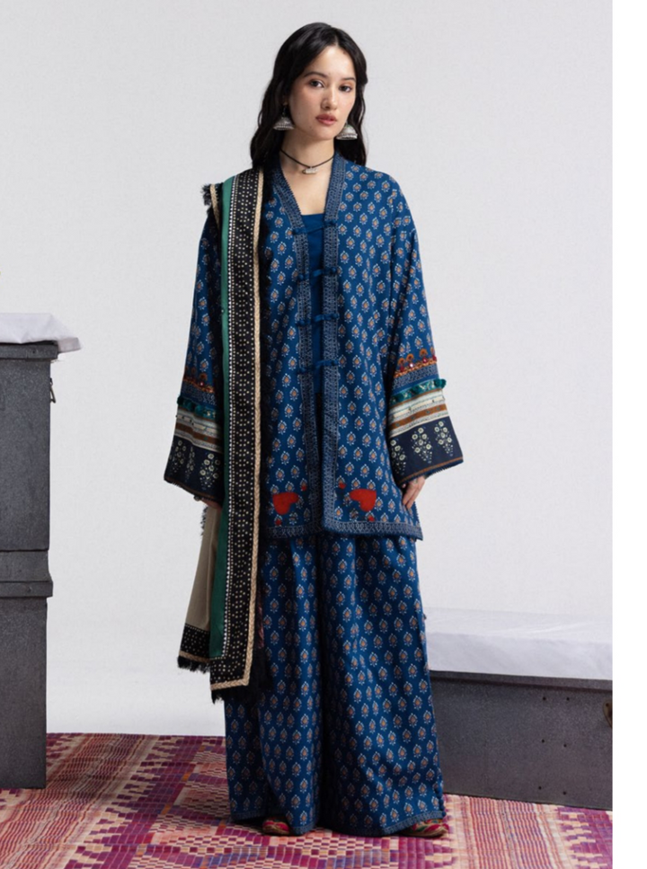 Coco by Zara Shahjahan Aika 3A Linen 3PC Unstitched | 101% Original