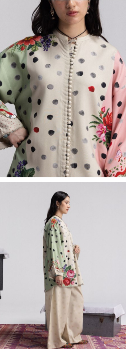 Coco by Zara Shahjahan Amelia 5A Linen 3PC Unstitched | 101% Original