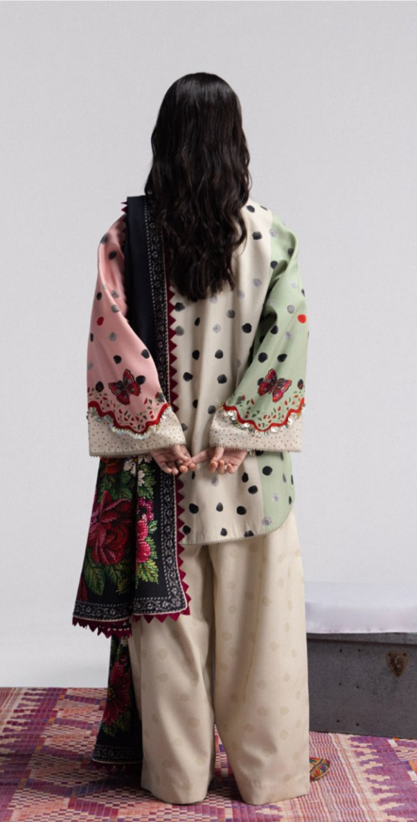 Coco by Zara Shahjahan Amelia 5A Linen 3PC Unstitched | 101% Original
