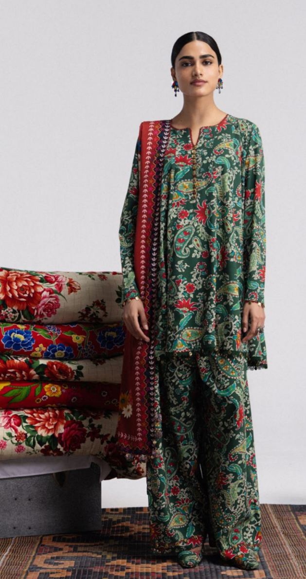 Coco by Zara Shahjahan Sofia 6B Linen 3PC Unstitched | 101% Original