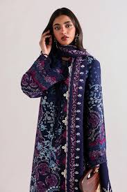 Lawn - Suffuse - Luxury Unstitched 26 - ELORA