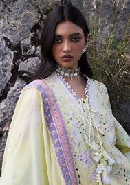 Lawn - Suffuse - Luxury Unstitched 26 - TELYA